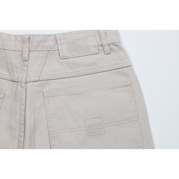 Deadstock Vtg 90s Marithe Francois Girbaud Mens 32 Baggy Denim Jean Shorts Gray - Picture 11 of 11